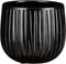 Mica Decorations Bloempot Pablo - 18x18x16 cm - Keramiek - Zwart