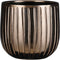 Mica Decorations Bloempot Pablo - 21x21x19 cm - Keramiek - Bronze