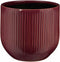 Mica Decorations Bloempot Pablo - 25x25x20 cm - Keramiek - Paars