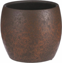 Mica Decorations Bloempot/plantenpot - roest/terracotta bruin - voor kamerplant - H18 x D20 cm