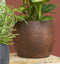 Mica Decorations Bloempot/plantenpot - roest/terracotta bruin - voor kamerplant - H18 x D20 cm