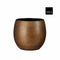 Mica Decorations Bloempot Porto - 22.5x22.5x23 cm - Terracotta - Brons,Metallic