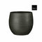 Mica Decorations Bloempot Porto - 26.5x26.5x27 cm - Terracotta - Metallic,Antraciet