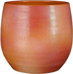 Mica Decorations Bloempot Porto - 28x28x28 cm - Terracotta - peach