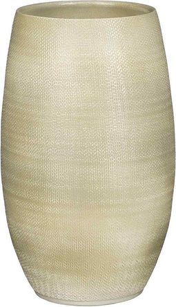 Mica Decorations Bloempot Porto - 30x30x50 cm - Terracotta - Wit