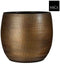Mica Decorations Bloempot Porto - 32x32x32 cm - Terracotta - Brons,Metallic