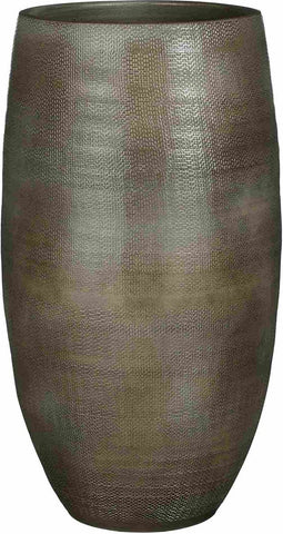 Mica Decorations Bloempot Porto - 39x39x70 cm - Terracotta - Bruin