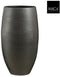 Mica Decorations Bloempot Porto - 39x39x70 cm - Terracotta - Metallic,Antraciet
