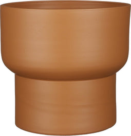 Mica Decorations Bloempot Riva - 26x26x23 cm - Terracotta - Terra