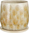 Mica Decorations Bloempot Rosali - 26.5x26.5x26 cm - Keramiek - Bruin