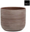 Mica Decorations Bloempot Samuel - 22x22x19 cm - Terracotta - Bruin
