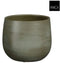 Mica Decorations Bloempot Sevilla - 19x19x16 cm - Terracotta - Donker Groen