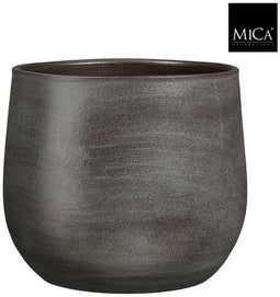 Mica Decorations Bloempot Sevilla - 27x27x24 cm - Terracotta - Bruin