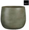 Mica Decorations Bloempot Sevilla - 27x27x24 cm - Terracotta - Donker Groen