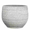 Mica Decorations Bloempot Tobias - 39x39x33 cm - Terracotta - Gebroken Wit