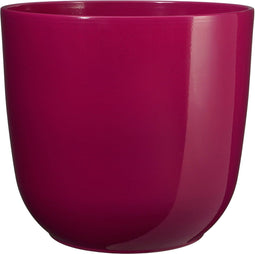 Mica Decorations Bloempot Tusca - 19x19x18 cm - Keramiek - Fuchsia