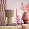 Mica Decorations Boaz Vaas - H30 x Ø11 cm - Keramiek - Roze