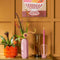 Mica Decorations Boaz Vaas - H30 x Ø11 cm - Keramiek - Roze