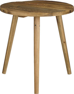 Mica Decorations Bold Bijzettafel - H43 x Ø40 cm - Gerecycled Hout - Bruin