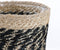 Mica Decorations Bonaparte Mand voor Planten - Set van 3 - H20 x Ø20 cm - Jute - Zwart