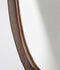 Mica Decorations Bosco Wandspiegel - L35 x B50 cm - Mangohout - Donkerbruin