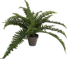 Mica Decorations Boston Varen Kunstplant in Bloempot Stan - H35 x Ø45 cm - Groen