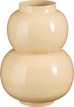 Mica Decorations Boyd Vaas - H37 x Ø26 cm - Metaal - Beige