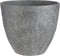 Mica Decorations Bravo Bloempot voor buiten - H40 x Ø45 cm - Lichtgewicht Kunststof - Donkergrijs Slate