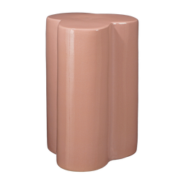 Mica Decorations Brazil Side Table - H44 x Ø30 cm - Ceramic - Light Pink