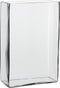 Mica Decorations Britt Vaas - L20 x B10 x H30 cm - Rechthoek - Transparant