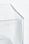 Mica Decorations Britt Vaas - L20 x B20 x H20 cm - Vierkant - Transparant