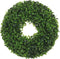 Mica Decorations Buxus Krans - 34x34x8 cm - Polyethyleen - Groen