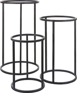 Mica Decorations Cachet Plantenstandaard - Set van 3 - Grijs