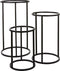 Mica Decorations Cachet Plantenstandaard - Set van 3 - Zwart