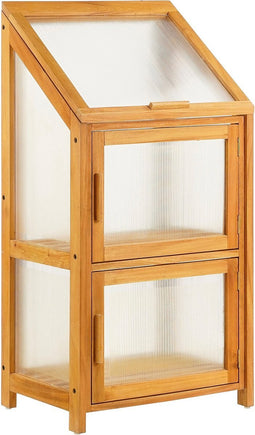 Mica Decorations Caminia Kweekkas - L60 x B42 x H115 cm- Mahoniehout
