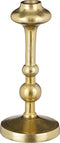 Mica Decorations Canto Kandelaar - 9x9x20 cm - Aluminium - Goud