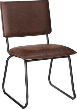 Mica Decorations Caro Eetkamerstoel - Stof Rawhide - Brown