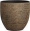 Mica Decorations Carrie Bloempot - H22 x Ø24 cm - Terracotta - Bruin