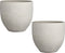 Mica Decorations Carrie Bloempot - H26 x Ø29 cm - Terracotta - Lichtgrijs