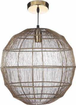 Mica Decorations Castor Hanglamp - Ø40 cm - Metaal - Goud