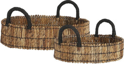 Mica Decorations Cavan Manden - H12xØ50 cm - Bruin - Set van 2