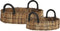 Mica Decorations Cavan Manden - H12xØ50 cm - Bruin - Set van 2