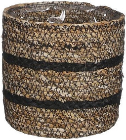 MICA DECORATIONS CELESTIAL MAND VOOR PLANTEN - H12 X Ø12 CM - ZWART