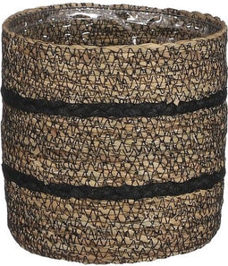 MICA DECORATIONS CELESTIAL MAND VOOR PLANTEN - H14 X Ø14 CM - ZWART