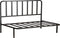 Mica Decorations Celo Loungebank - L122 x B83 x H78 cm - Metaal - Zwart