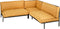 Mica Decorations Celo Loungebank - L122 x B83 x H78 cm - Metaal - Zwart