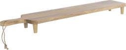 Mica Decorations Centennial Serveerplank - L76 x B15 x H7 cm - 100% FSC Mangohout - Bruin