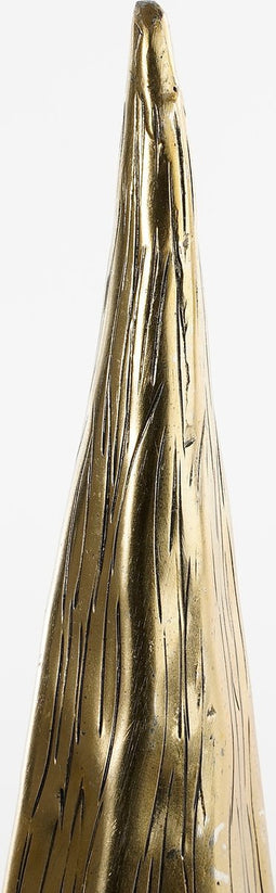 Mica Decorations Cezar Decoratie Kerstboom - H55 x Ø13 cm - Aluminium - Goud