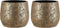 Mica Decorations Clemente Bloempot - H25,5 x Ø32 cm - Terracotta - Goud