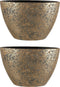 Mica Decorations Clemente Bloempot - L41 x B20 x H26 cm - Terracotta - Koper